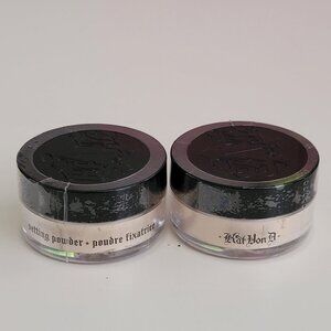 2 Kat Von D Mini Loose Setting Powder Translucent NEW Sealed Set of 2